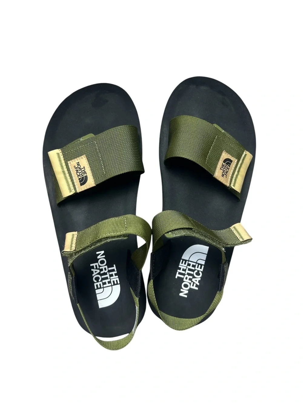 The North Face Skeena Sandals Men’s Green Nylon Outdoor Sport Slides Size 9